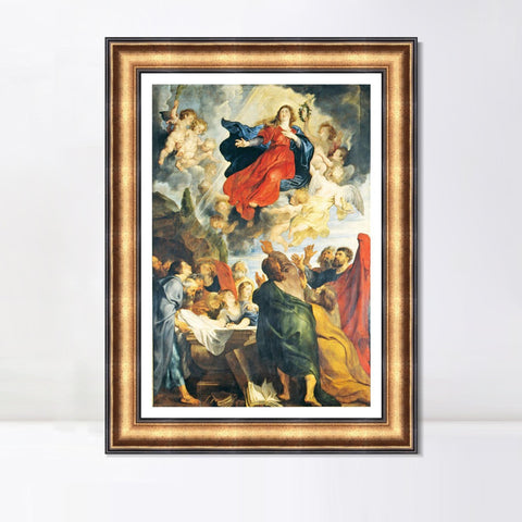 INVIN ART Framed Canvas Art Giclee Print Series#088 by Peter Paul Rubens Wall Art Living Room Home Office Decorations