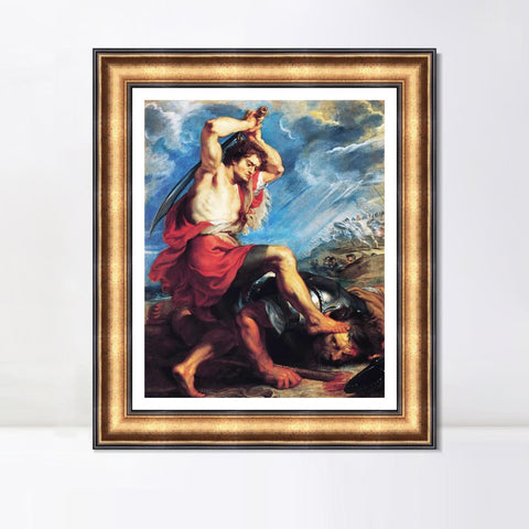 INVIN ART Framed Canvas Art Giclee Print Series#089 by Peter Paul Rubens Wall Art Living Room Home Office Decorations