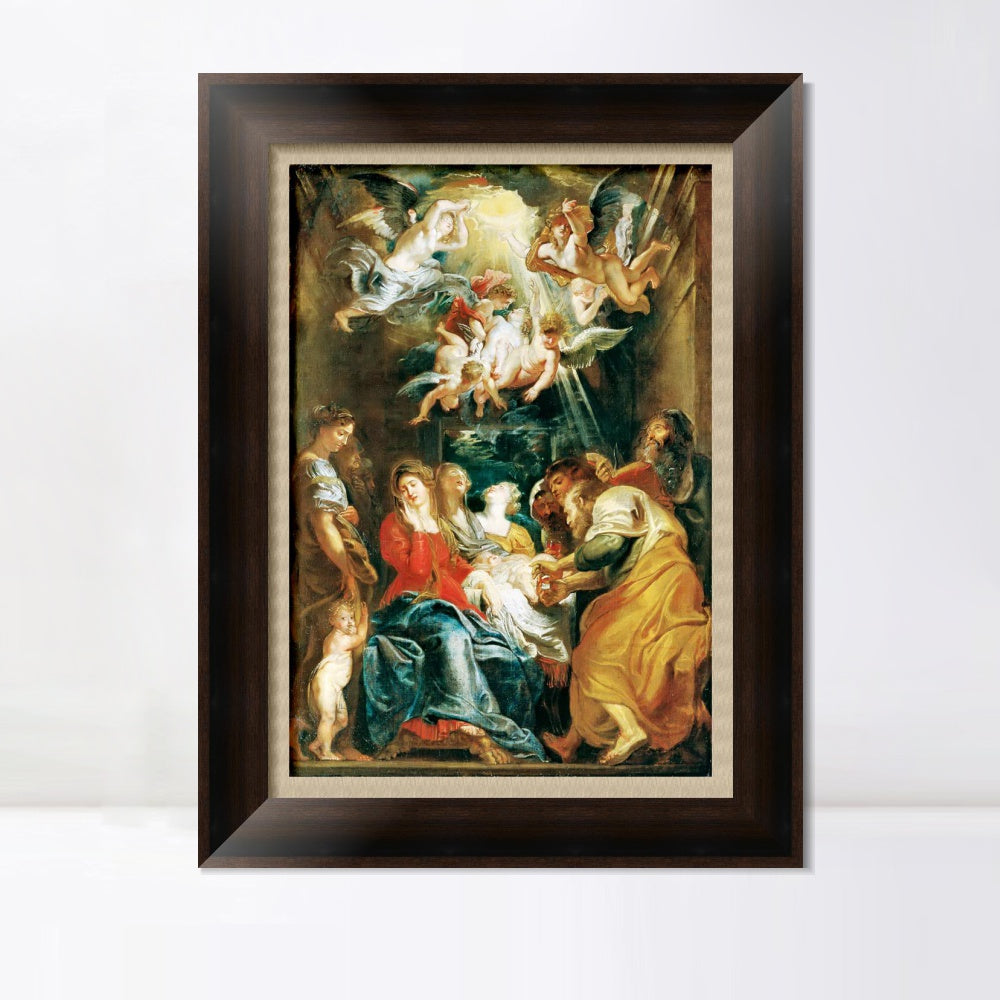 INVIN ART Framed Canvas Art Giclee Print Series#090 by Peter Paul Rubens Wall Art