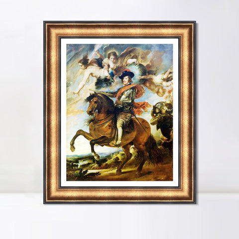 INVIN ART Framed Canvas Art Giclee Print Series#091 by Peter Paul Rubens Wall Art Living Room Home Office Decorations