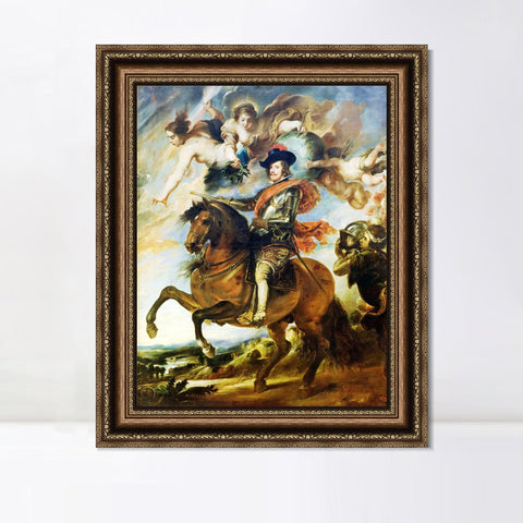 INVIN ART Framed Canvas Art Giclee Print Series#091 by Peter Paul Rubens Wall Art Living Room Home Office Decorations