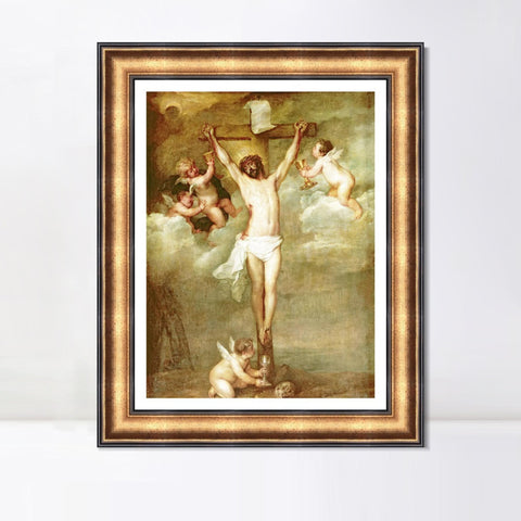 INVIN ART Framed Canvas Art Giclee Print Series#092 by Peter Paul Rubens Wall Art Living Room Home Office Decorations