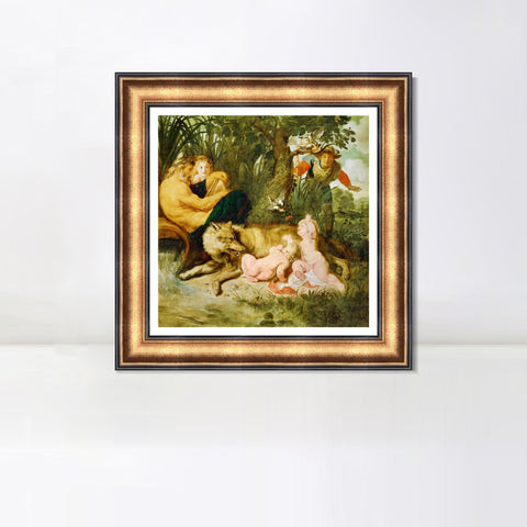 INVIN ART Framed Canvas Art Giclee Print Series#093 by Peter Paul Rubens Wall Art Living Room Home Office Decorations