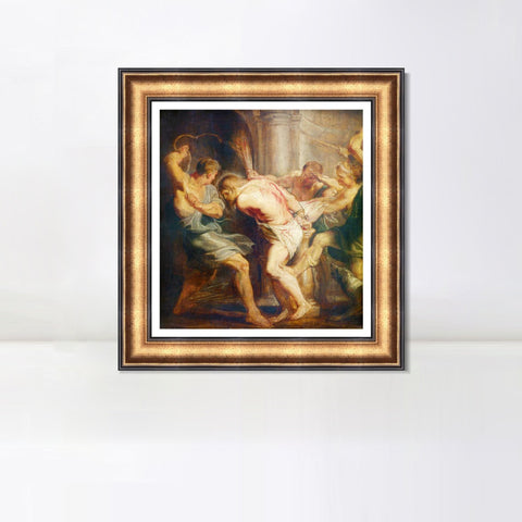 INVIN ART Framed Canvas Art Giclee Print Series#096 by Peter Paul Rubens Wall Art Living Room Home Office Decorations