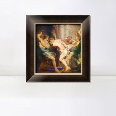 INVIN ART Framed Canvas Art Giclee Print Series#096 by Peter Paul Rubens Wall Art Living Room Home Office Decorations