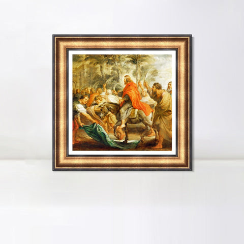 INVIN ART Framed Canvas Art Giclee Print Series#100 by Peter Paul Rubens Wall Art Living Room Home Office Decorations
