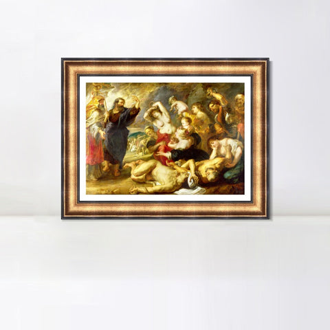 INVIN ART Framed Canvas Art Giclee Print Series#102 by Peter Paul Rubens Wall Art Living Room Home Office Decorations