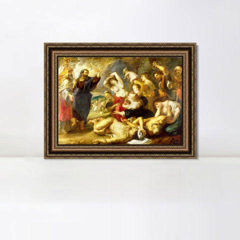 INVIN ART Framed Canvas Art Giclee Print Series#102 by Peter Paul Rubens Wall Art Living Room Home Office Decorations