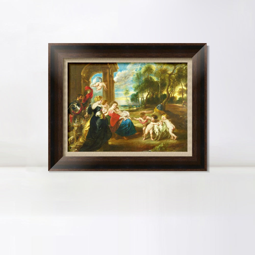 INVIN ART Framed Canvas Art Giclee Print Series#103 by Peter Paul Rubens Wall Art