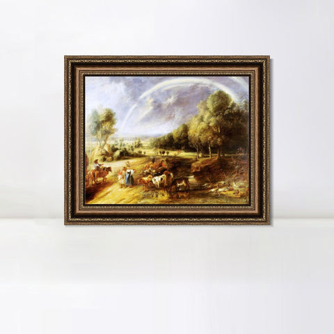 INVIN ART Framed Canvas Art Giclee Print Series#105 by Peter Paul Rubens Wall Art Living Room Home Office Decorations