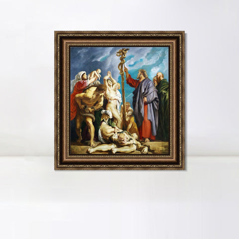 INVIN ART Framed Canvas Art Giclee Print Series#106 by Peter Paul Rubens Wall Art Living Room Home Office Decorations