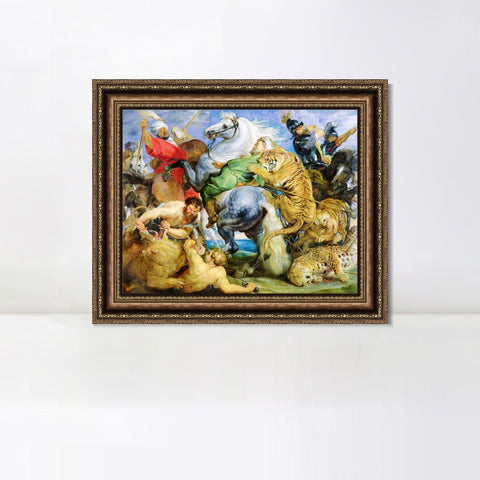 INVIN ART Framed Canvas Art Giclee Print Series#107 by Peter Paul Rubens Wall Art Living Room Home Office Decorations