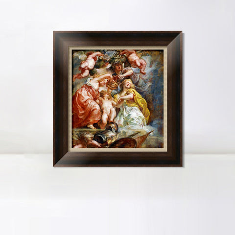 INVIN ART Framed Canvas Art Giclee Print Series#108 by Peter Paul Rubens Wall Art Living Room Home Office Decorations
