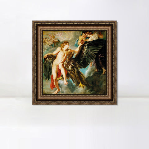 INVIN ART Framed Canvas Art Giclee Print Series#110 by Peter Paul Rubens Wall Art Living Room Home Office Decorations