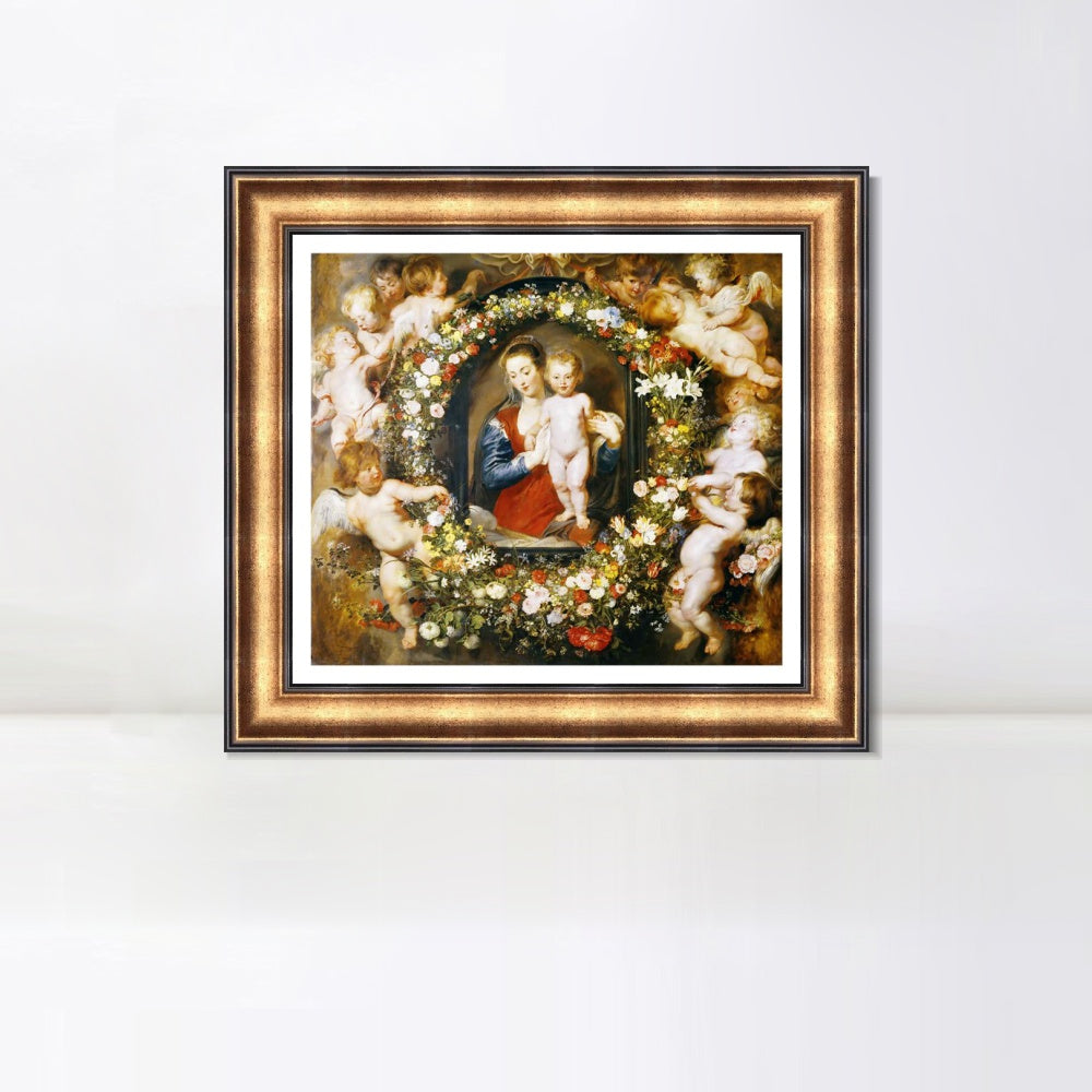 INVIN ART Framed Canvas Art Giclee Print Series#111 by Peter Paul Rubens Wall Art