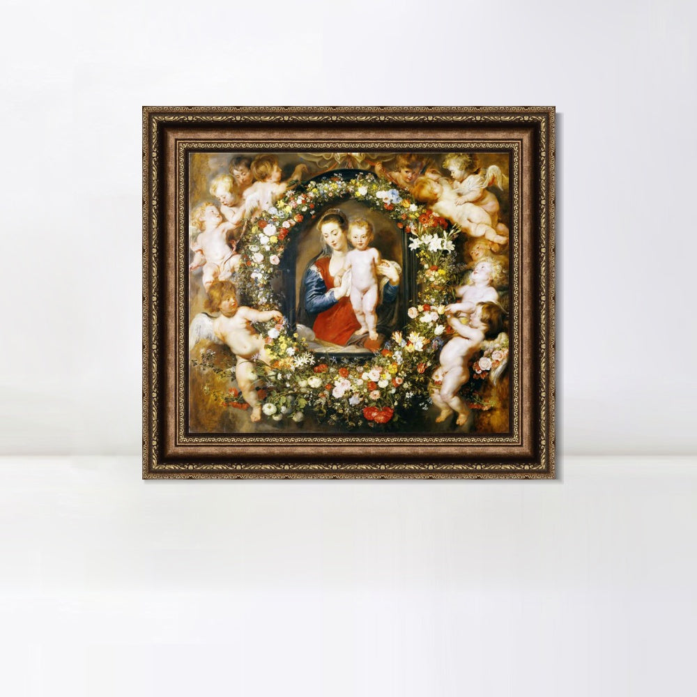 INVIN ART Framed Canvas Art Giclee Print Series#111 by Peter Paul Rubens Wall Art