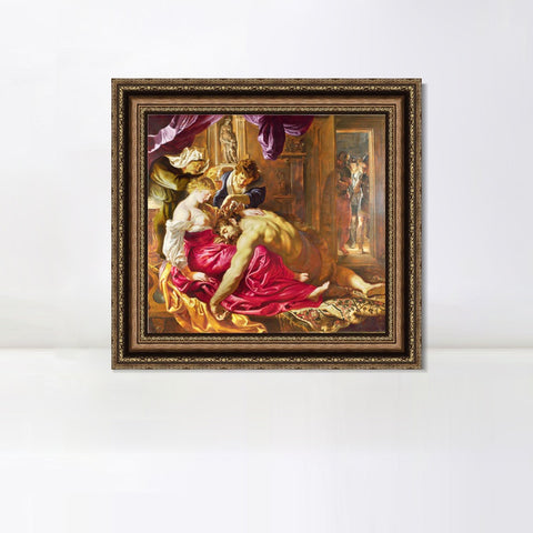 INVIN ART Framed Canvas Art Giclee Print Series#112 by Peter Paul Rubens Wall Art Living Room Home Office Decorations