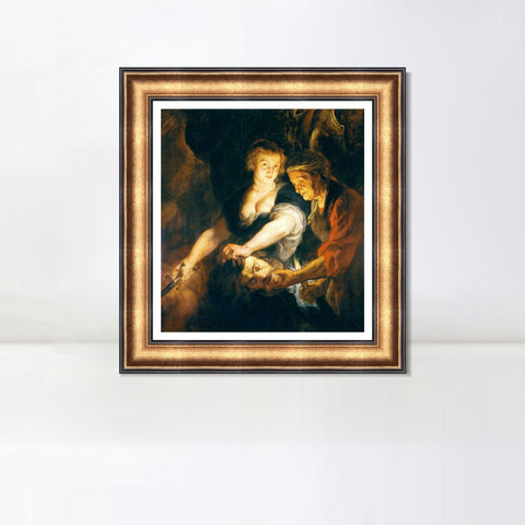 INVIN ART Framed Canvas Art Giclee Print Series#113 by Peter Paul Rubens Wall Art Living Room Home Office Decorations