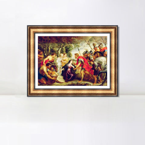INVIN ART Framed Canvas Art Giclee Print Series#116 by Peter Paul Rubens Wall Art Living Room Home Office Decorations