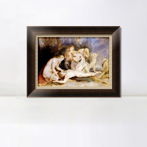 INVIN ART Framed Canvas Art Giclee Print Series#117 by Peter Paul Rubens Wall Art Living Room Home Office Decorations