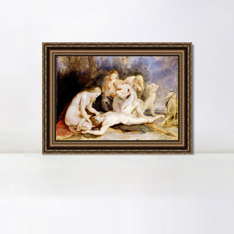 INVIN ART Framed Canvas Art Giclee Print Series#117 by Peter Paul Rubens Wall Art Living Room Home Office Decorations