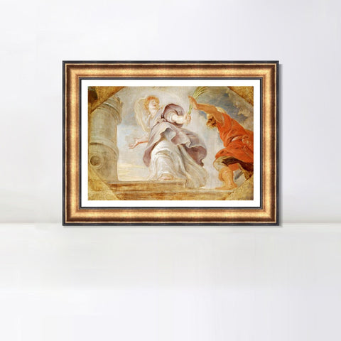 INVIN ART Framed Canvas Art Giclee Print Series#118 by Peter Paul Rubens Wall Art Living Room Home Office Decorations