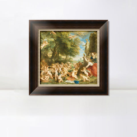 INVIN ART Framed Canvas Art Giclee Print Series#121 by Peter Paul Rubens Wall Art Living Room Home Office Decorations