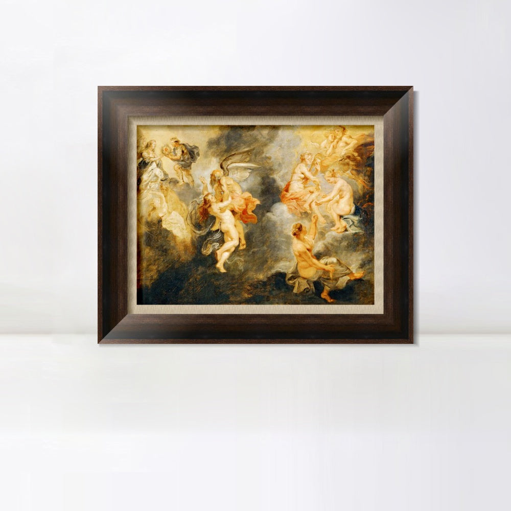INVIN ART Framed Canvas Art Giclee Print Series#123 by Peter Paul Rubens Wall Art