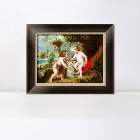INVIN ART Framed Canvas Art Giclee Print Series#124 by Peter Paul Rubens Wall Art Living Room Home Office Decorations