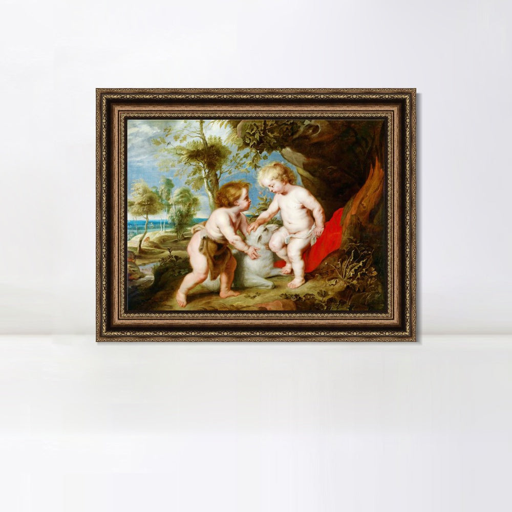 INVIN ART Framed Canvas Art Giclee Print Series#124 by Peter Paul Rubens Wall Art