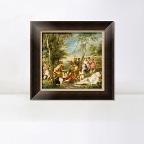 INVIN ART Framed Canvas Art Giclee Print Series#125 by Peter Paul Rubens Wall Art Living Room Home Office Decorations