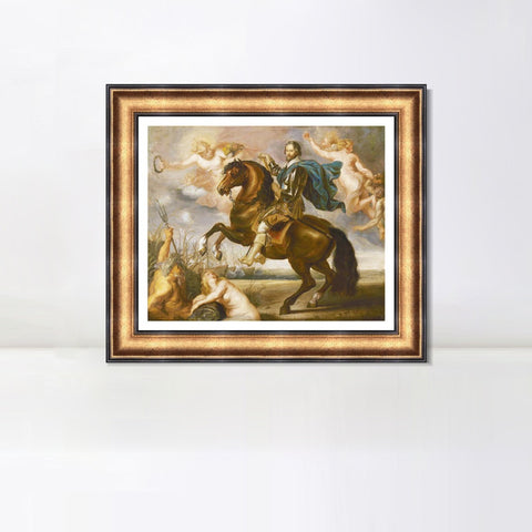 INVIN ART Framed Canvas Art Giclee Print Series#126 by Peter Paul Rubens Wall Art Living Room Home Office Decorations