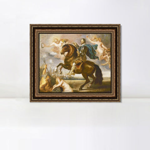 INVIN ART Framed Canvas Art Giclee Print Series#126 by Peter Paul Rubens Wall Art Living Room Home Office Decorations