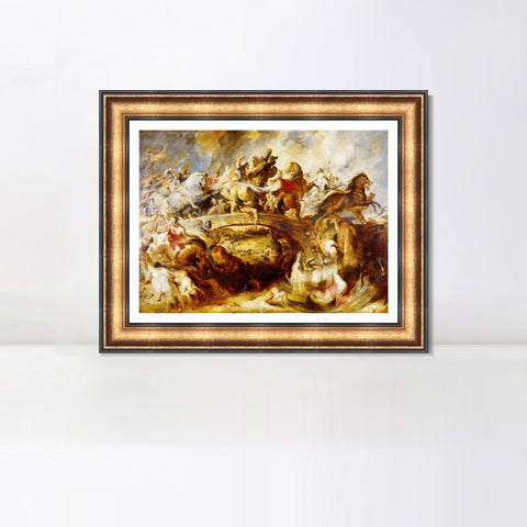 INVIN ART Framed Canvas Art Giclee Print Series#127 by Peter Paul Rubens Wall Art Living Room Home Office Decorations