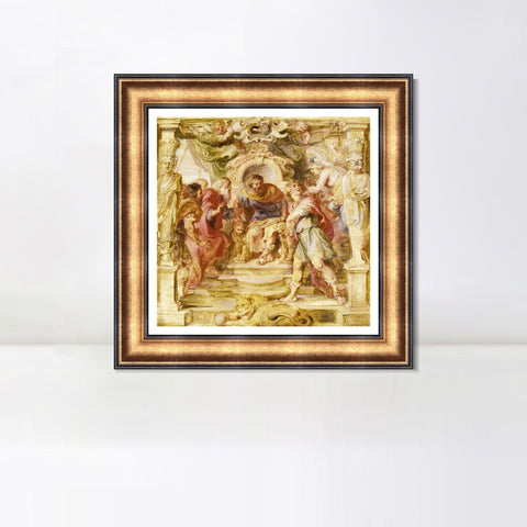 INVIN ART Framed Canvas Art Giclee Print Series#128 by Peter Paul Rubens Wall Art Living Room Home Office Decorations