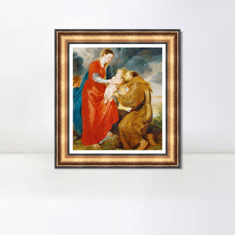 INVIN ART Framed Canvas Art Giclee Print Series#130 by Peter Paul Rubens Wall Art Living Room Home Office Decorations