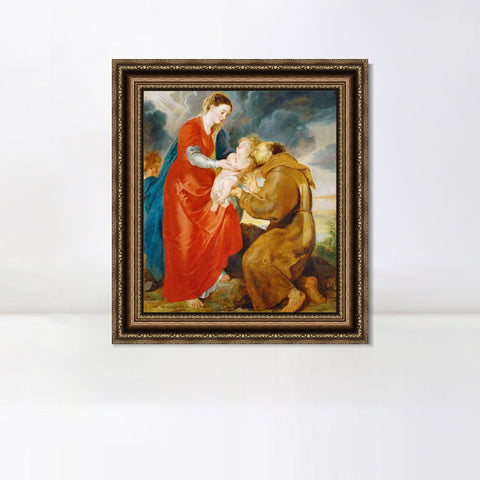 INVIN ART Framed Canvas Art Giclee Print Series#130 by Peter Paul Rubens Wall Art Living Room Home Office Decorations