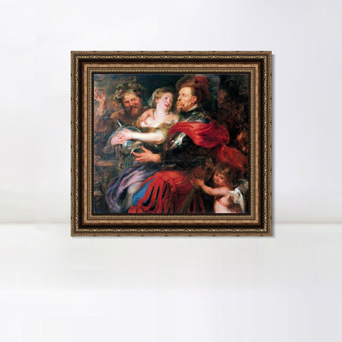 INVIN ART Framed Canvas Art Giclee Print Series#131 by Peter Paul Rubens Wall Art Living Room Home Office Decorations