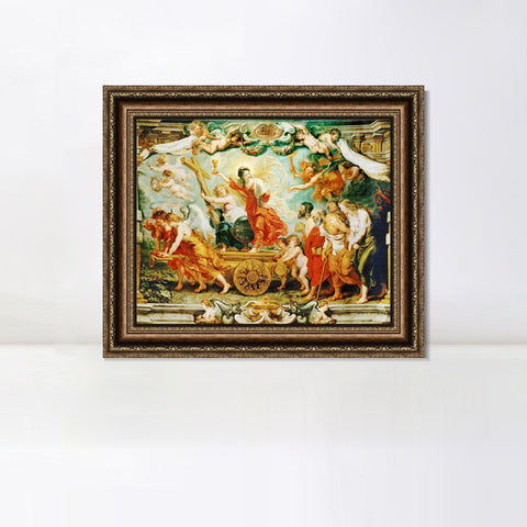 INVIN ART Framed Canvas Art Giclee Print Series#133 by Peter Paul Rubens Wall Art Living Room Home Office Decorations