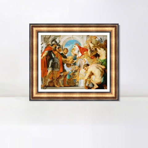 INVIN ART Framed Canvas Art Giclee Print Series#136 by Peter Paul Rubens Wall Art Living Room Home Office Decorations
