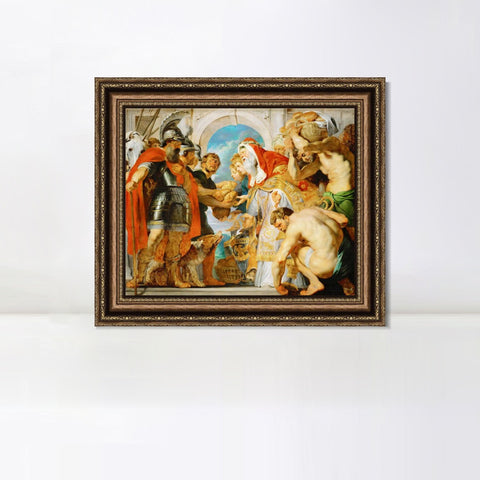 INVIN ART Framed Canvas Art Giclee Print Series#136 by Peter Paul Rubens Wall Art Living Room Home Office Decorations