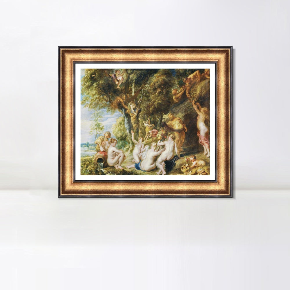 INVIN ART Framed Canvas Art Giclee Print Series#137 by Peter Paul Rubens Wall Art