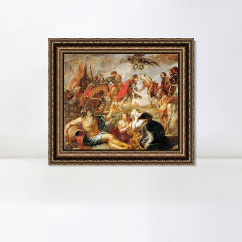 INVIN ART Framed Canvas Art Giclee Print Series#139 by Peter Paul Rubens Wall Art Living Room Home Office Decorations