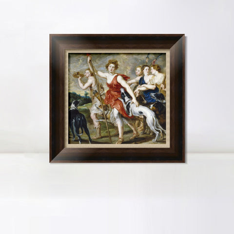 INVIN ART Framed Canvas Art Giclee Print Series#140 by Peter Paul Rubens Wall Art Living Room Home Office Decorations
