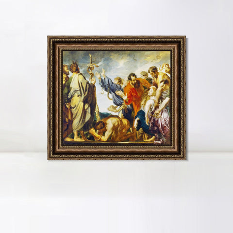 INVIN ART Framed Canvas Art Giclee Print Series#141 by Peter Paul Rubens Wall Art Living Room Home Office Decorations