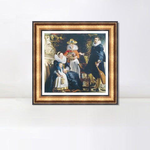 INVIN ART Framed Canvas Art Giclee Print Series#142 by Peter Paul Rubens Wall Art Living Room Home Office Decorations