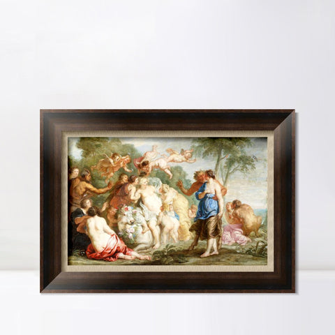 INVIN ART Framed Canvas Art Giclee Print Series#143 by Peter Paul Rubens Wall Art Living Room Home Office Decorations