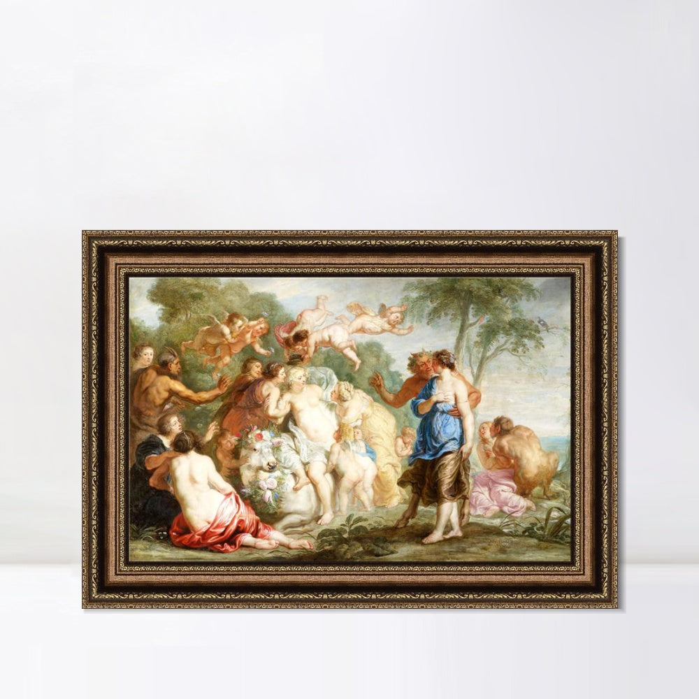 INVIN ART Framed Canvas Art Giclee Print Series#143 by Peter Paul Rubens Wall Art