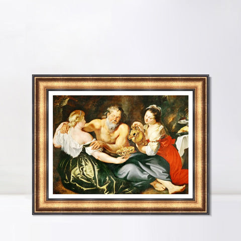 INVIN ART Framed Canvas Art Giclee Print Series#145 by Peter Paul Rubens Wall Art Living Room Home Office Decorations