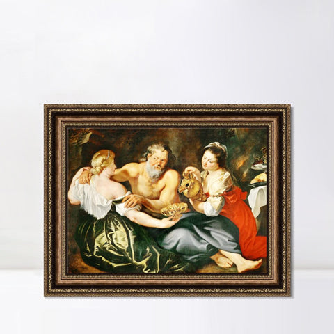 INVIN ART Framed Canvas Art Giclee Print Series#145 by Peter Paul Rubens Wall Art Living Room Home Office Decorations
